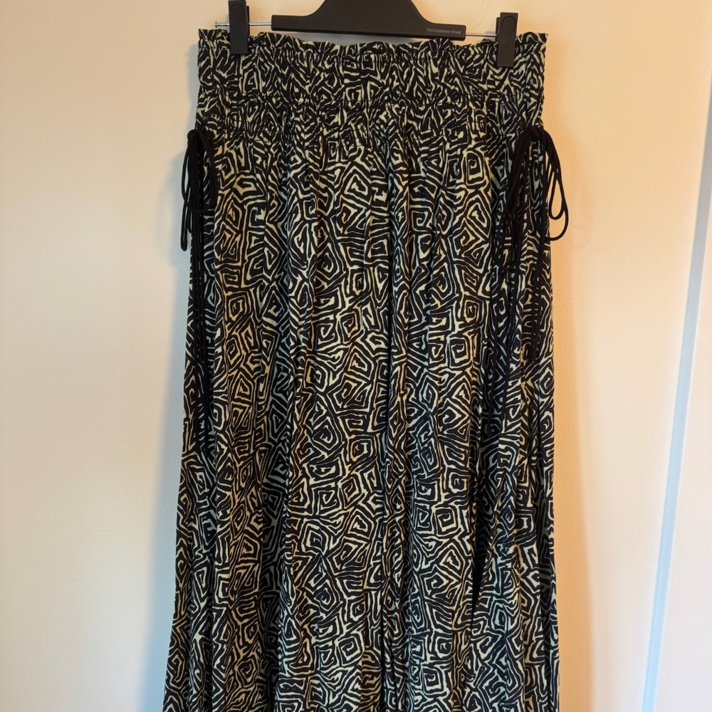 Proenza Schouler White Label Zebra Print Midi Skirt XL